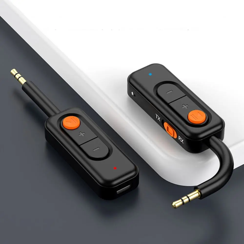 Ricevitore audio 2 in 1 5.4 Mini adattatore wireless Bluetooth AUX da 3,5 mm Trasmettitore audio I-WAVE compatibile con Bluetooth Ricevitore PC
