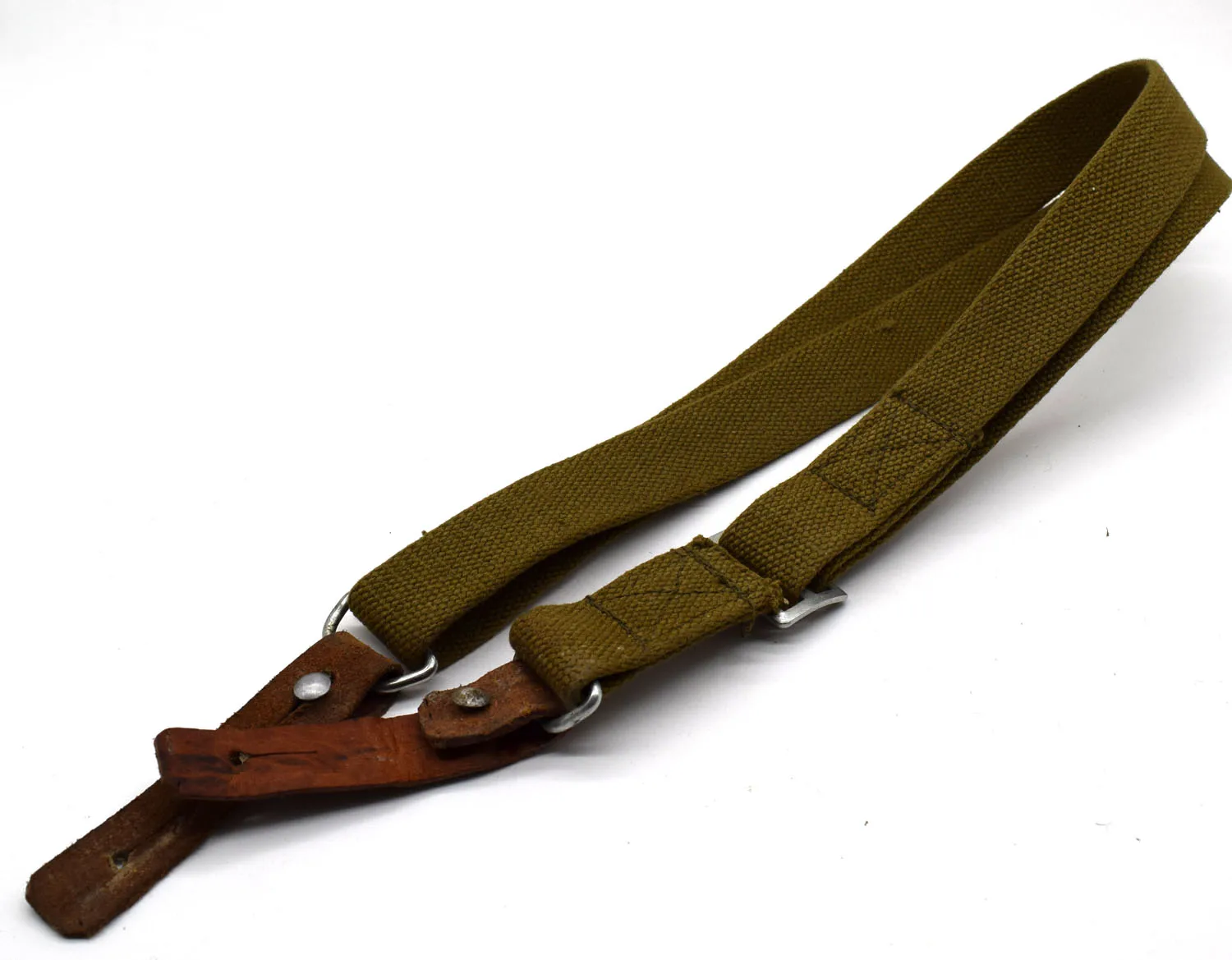 

Original Surplus Military Chinese PLA 7.62mm Canvas SKS Belt Real Chinese Military Surplus Type-81 LMG Sling Shoulder Gun Strap