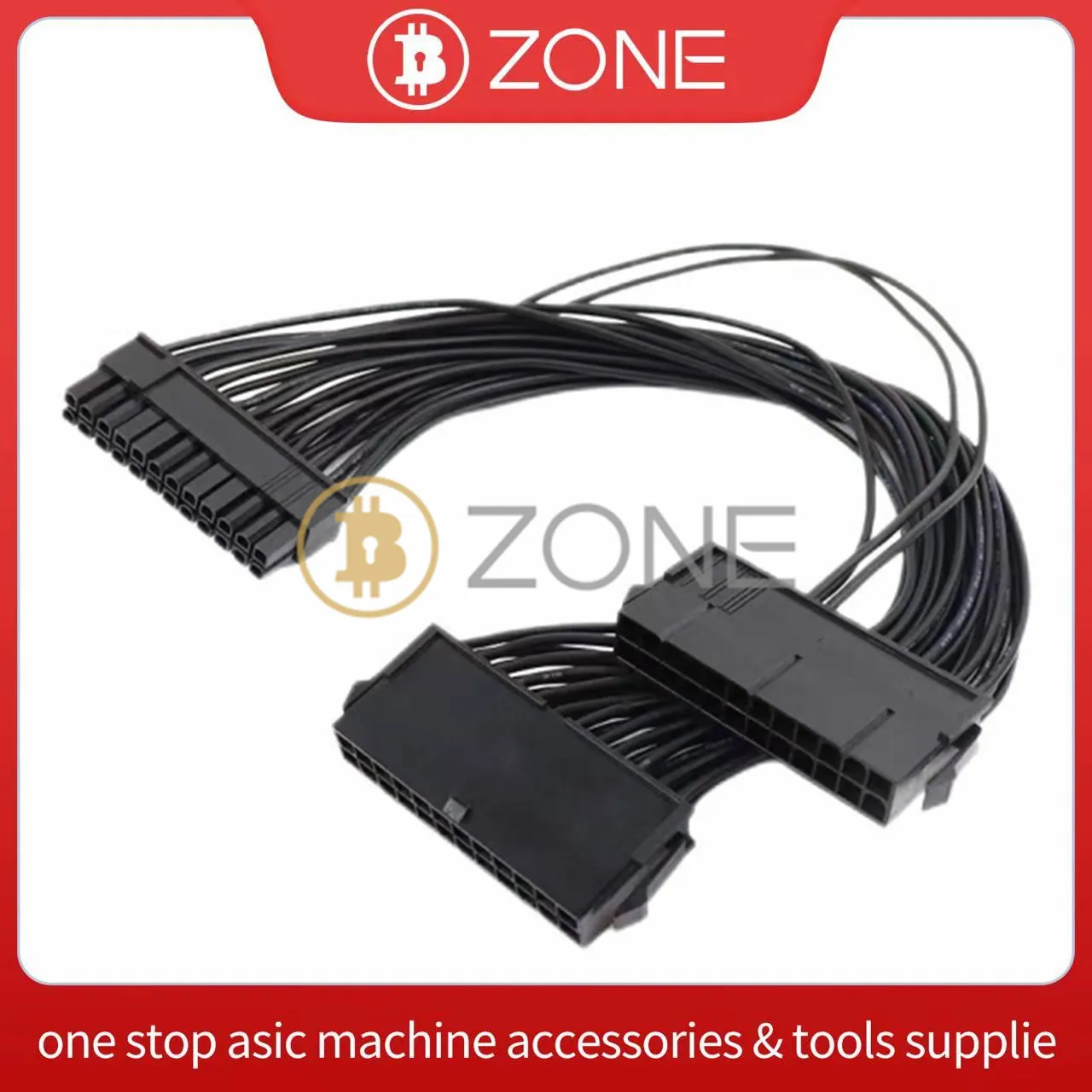 

30CM 24Pin Three Power Start Cables ATX 20+4 Pin 3 Power Supply Unit Starter Motherboard Adapter Cable