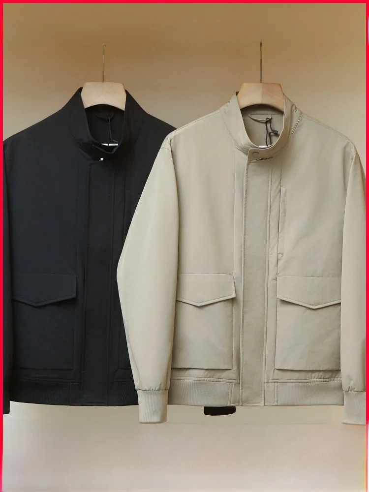 

Куртка Harrington Series 3D Tailoring мужская винтажная повседневная рабочая с воротником-стойкой, верхняя одежда, весенняя модная, из полиэфирного волокна