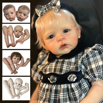 26 inch Sandie painted/unpainted reborn doll kits handmade Bebe Reborn parts toy Accessories doll kit Bebé Reborn