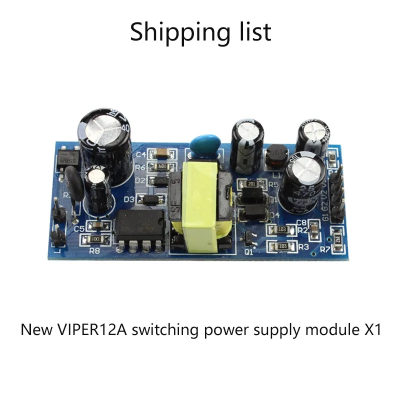 5 в 12 В переключатель питания 220 В вход двойной выход VIPER12A коммутационный модуль питания