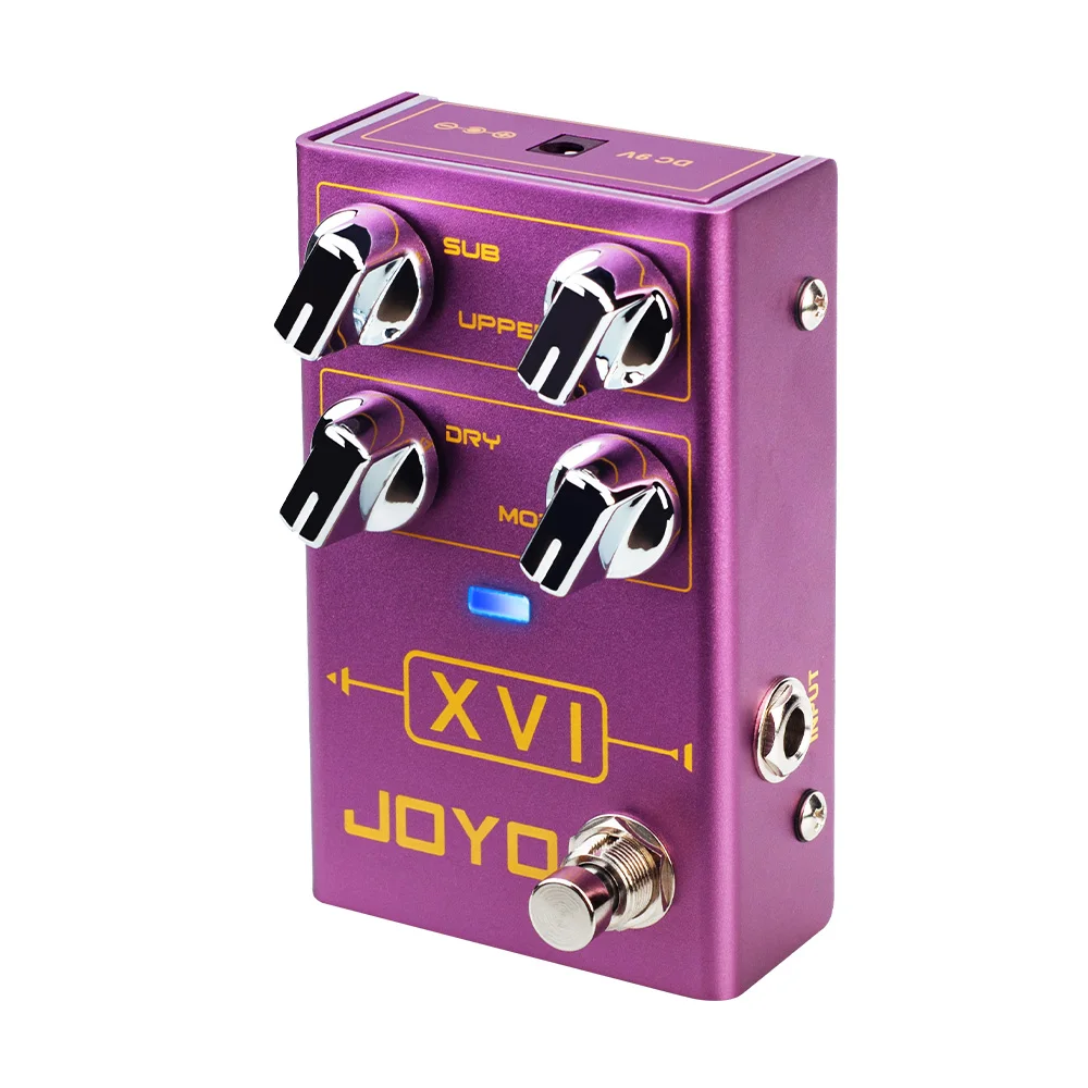 JOYO R-13 XVI Octave Pedal with Modulation Effects and Independent Octave Adjustment Knobs Support 2 Octaves Down