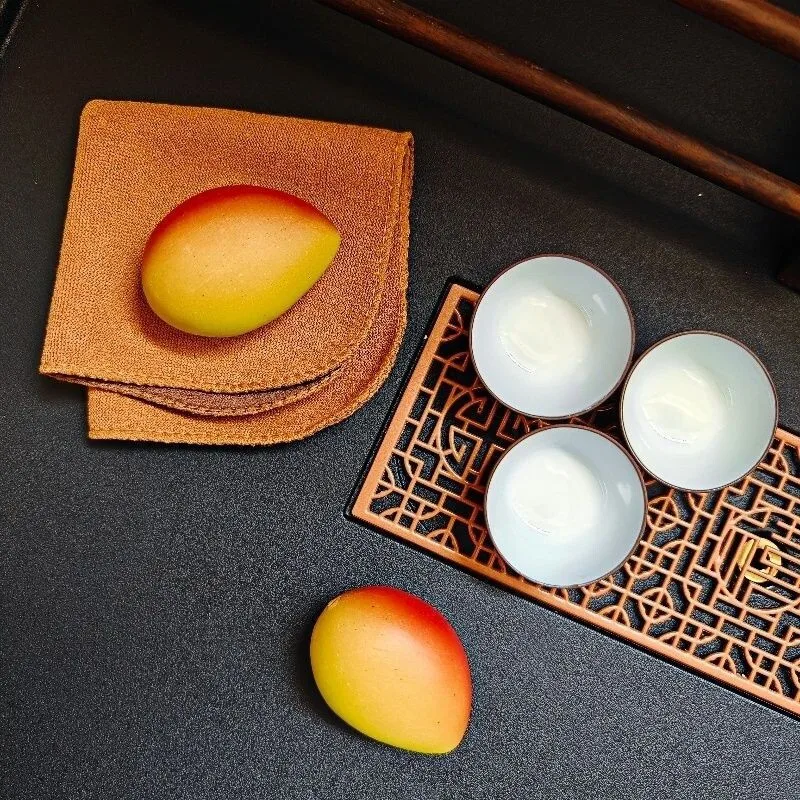 Zisha Tea Pet Bionic Mango Small Ornament Can Be Raised Tea Play Tea Tray Tea Set Accessories Craft