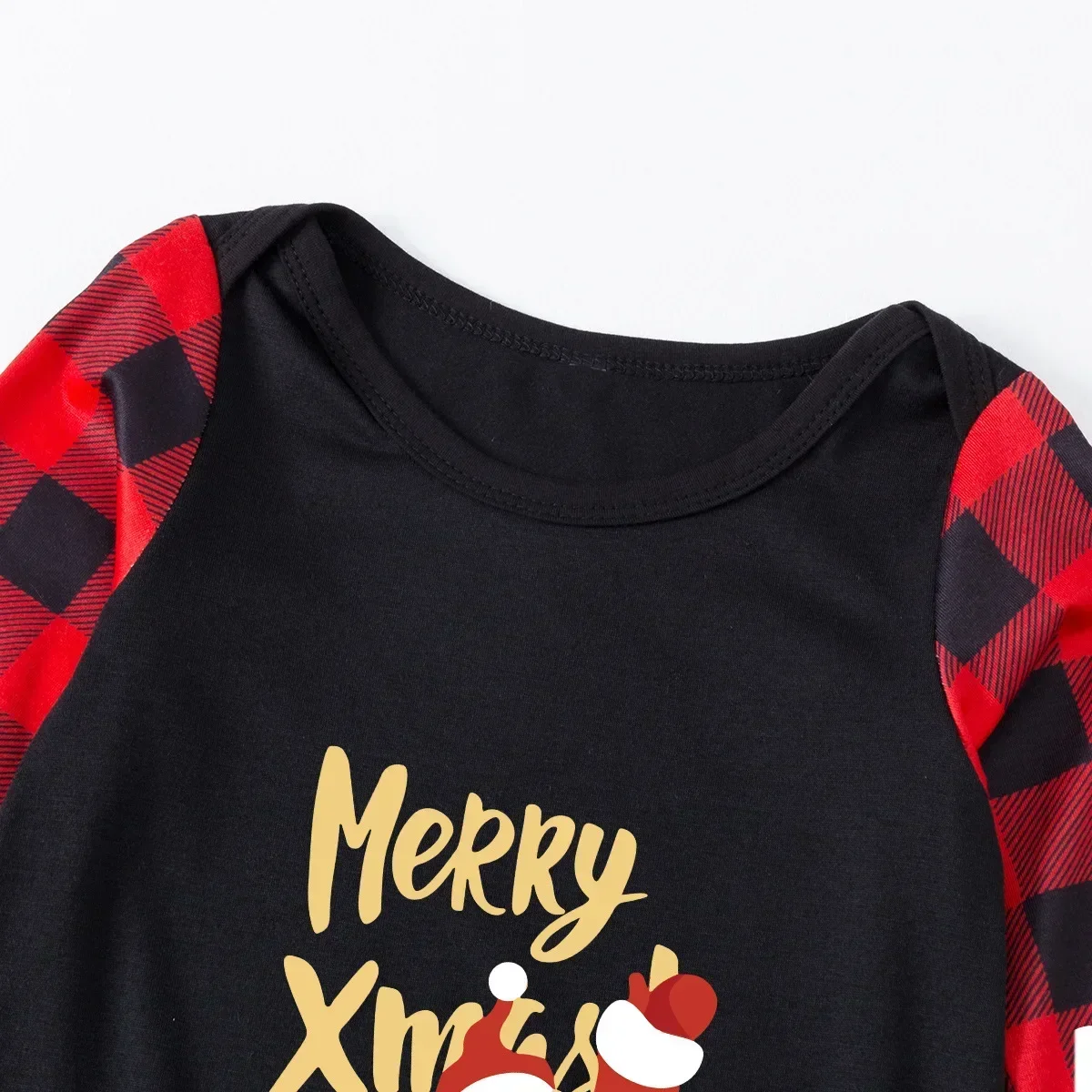 Christmas Tree Print Family Matching Outfits Mom Dad Kids 2 Pieces Suit Baby Dog Romper Xmas Look Loungewear Full Sleeve Pyjamas view 6