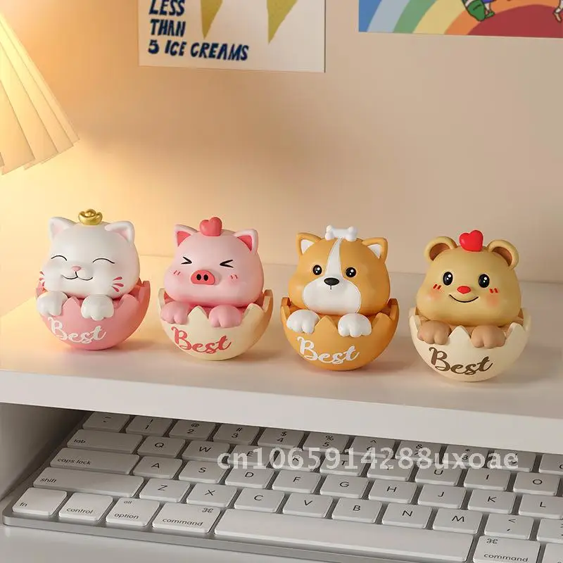

Desktop Office Ornaments Birthday Gift Little Girl Tumbler Emotional Decorations