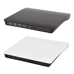 Non Slip USB 3.0 SATA External DVD CD-ROM RW Player Optical Drive Enclosure Case