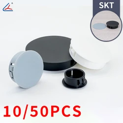 SKT Round Plastic Tube Inserts End Caps Blanking Plugs for Pipe Hole Cover Furniture Legs Chair Feet Protector Sharp Edge Safety
