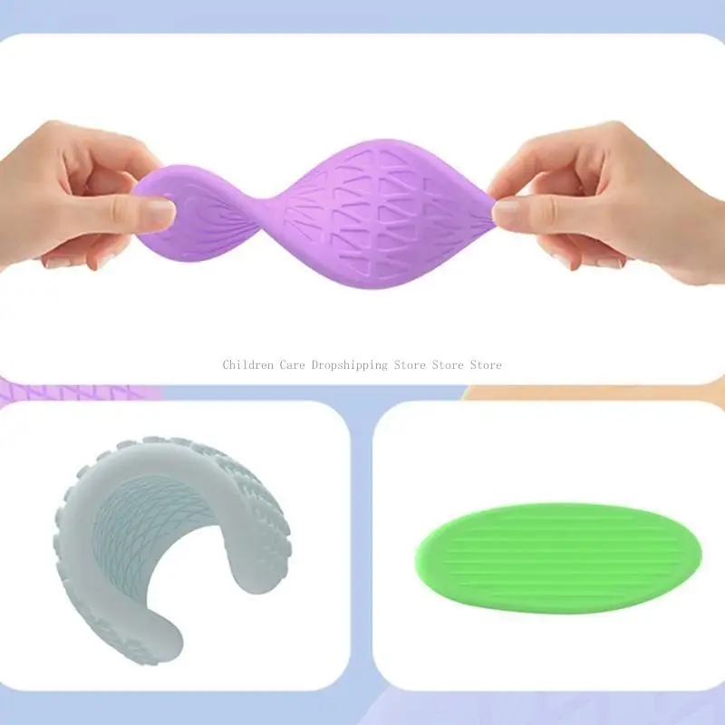 Zintuiglijke activiteit Stone kleurrijke fidgets kalmeren speelgoed voor kinderen schattig speelgoed creatieve steen meditatie