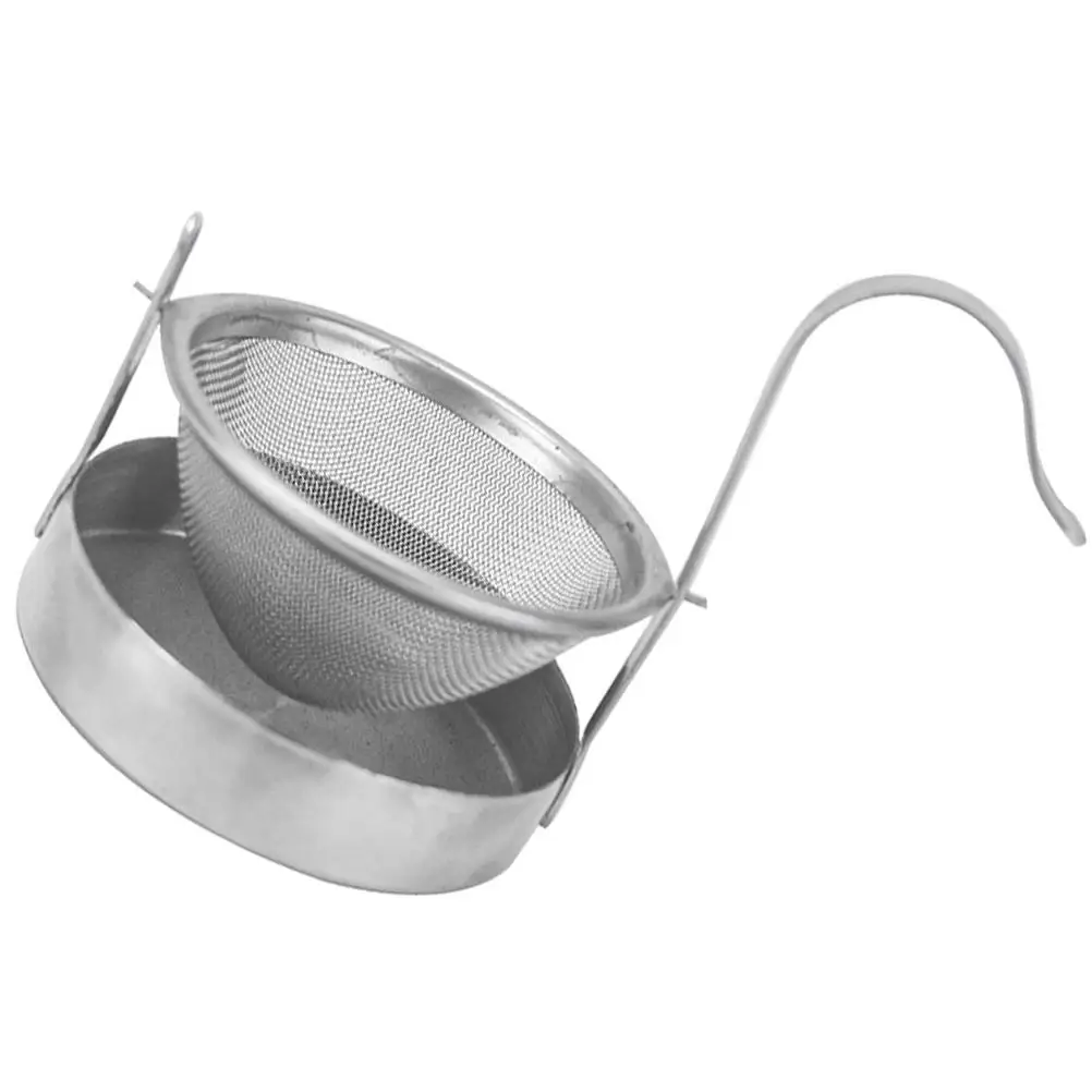 

Stainless Steel Tea Strainer Filter Infuser Basket Screen Fine Small Travel Reusable Easy Clean Loose Leaf Teas