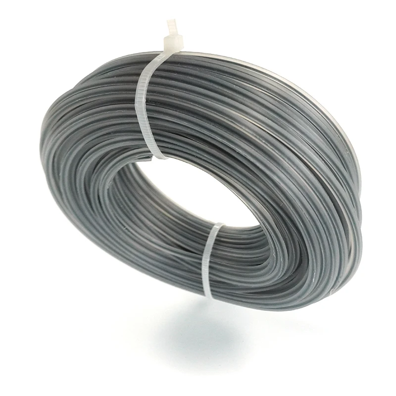 Imagem -05 - Lusqi-corda de Cortador de Grama de Alta Eficiência Quadrada de Nylon Linha de Aparador Acessório de Lâmina Carretel de Brushcutter 25m x 24 mm