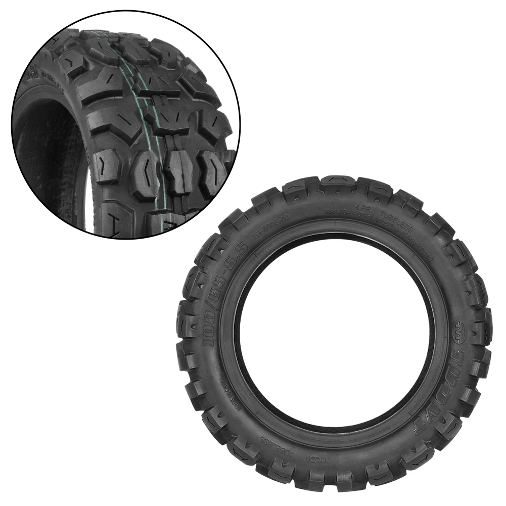 

Vacuum Tire 100/65 6.5 Tubeless with Puncture Resistant Technology and Stable Tread Design for Dualtron Electric Scooter Use