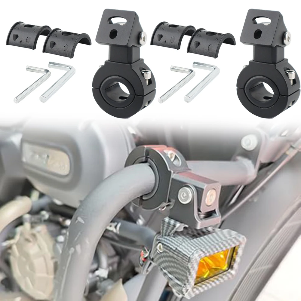 Aluminum Alloy Headlight Mount Motorcycle Headlight Bracket Motorcycle Headlight Bracket Versatile Angle Adjustment