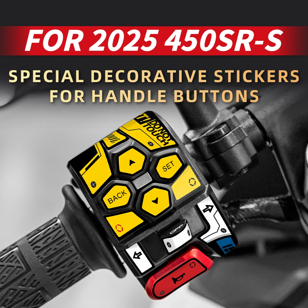 

Для 2023-2025 CFMOTO 450SRS наклейка на кнопку премиум-класса-стойкая защита от царапин, УФ-излучения, без остатков, аксессуар для декора ключей мотоцикла