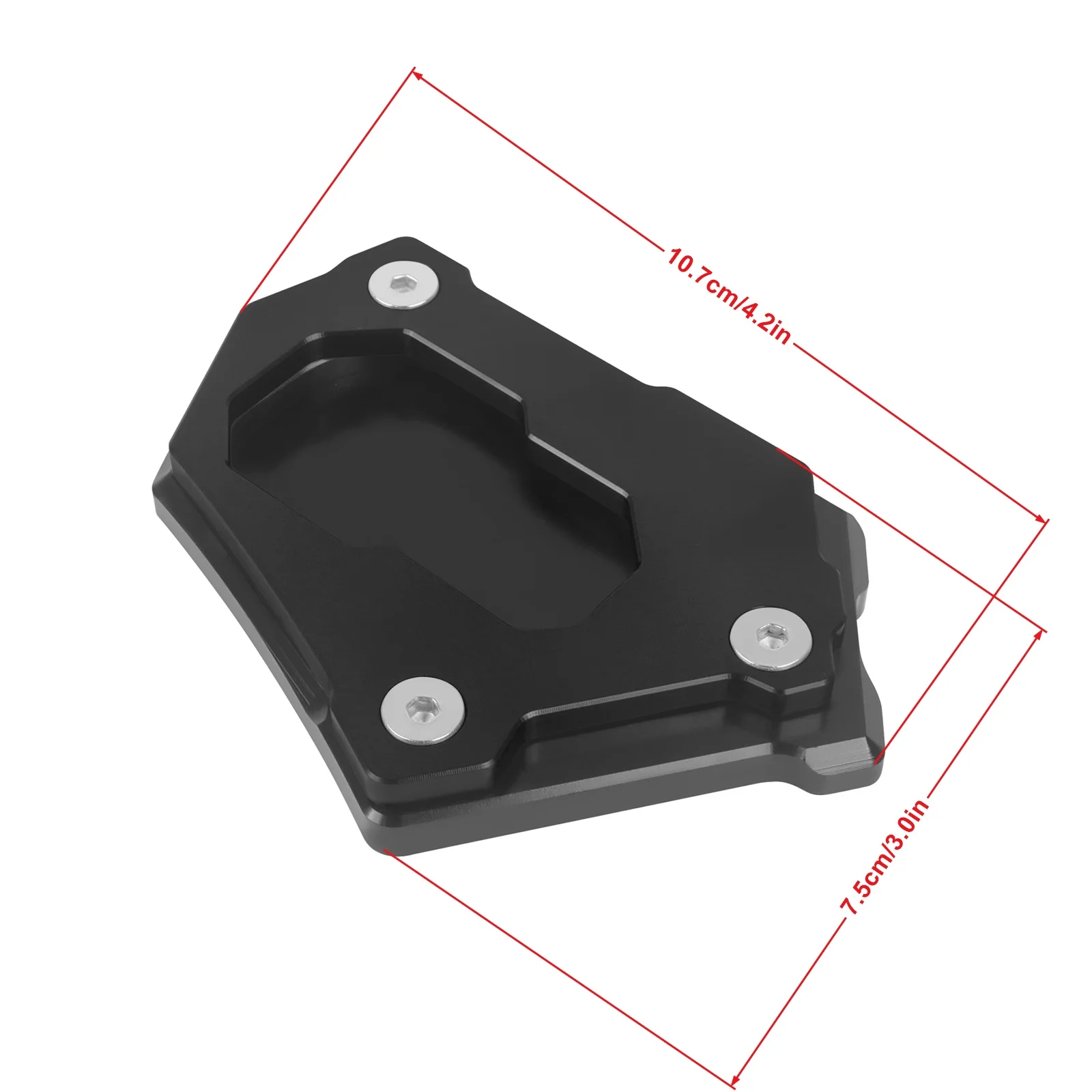 Motorcycle CNC Kickstand Side Stand Enlarge Extension Foot Pad Support For BMW R1200GS Adv R1250GS Adventure R1200 GS LC HP