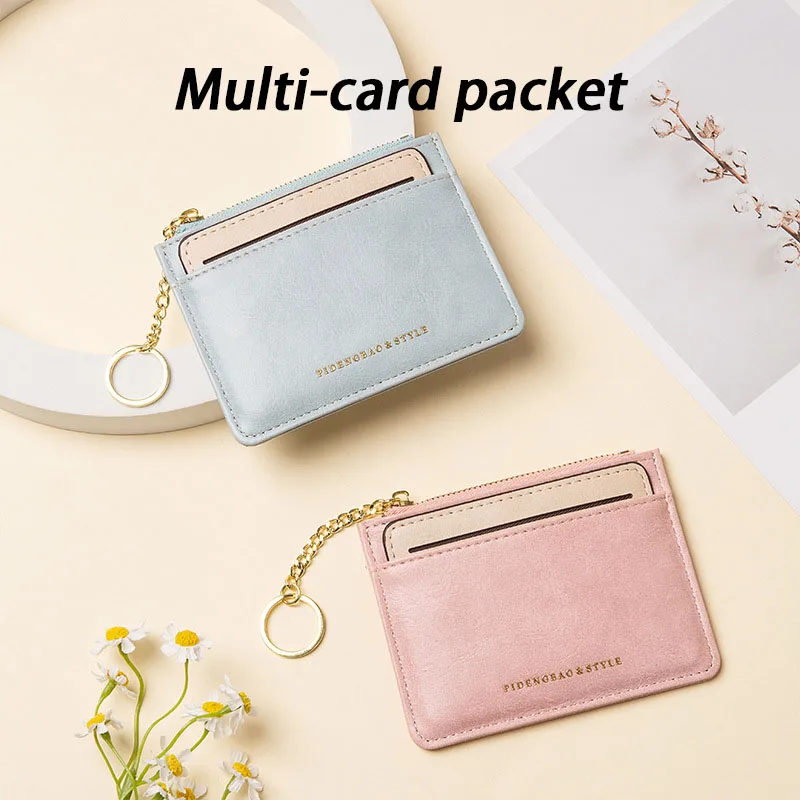 New Detachable Dual-purpose Wallet Multi-function High Appearance Level Card Bag Women's Document Multi-card Bag