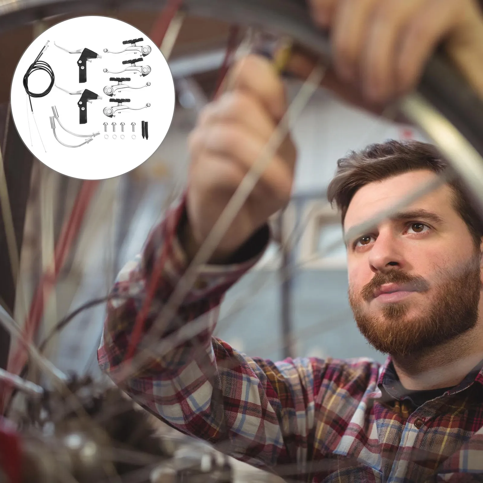 

1 комплект универсальных велосипедных тормозов из высокопрочного алюминиевого сплава: надежные, легкие, простые в установке, для велосипедов с фиксированной передачей