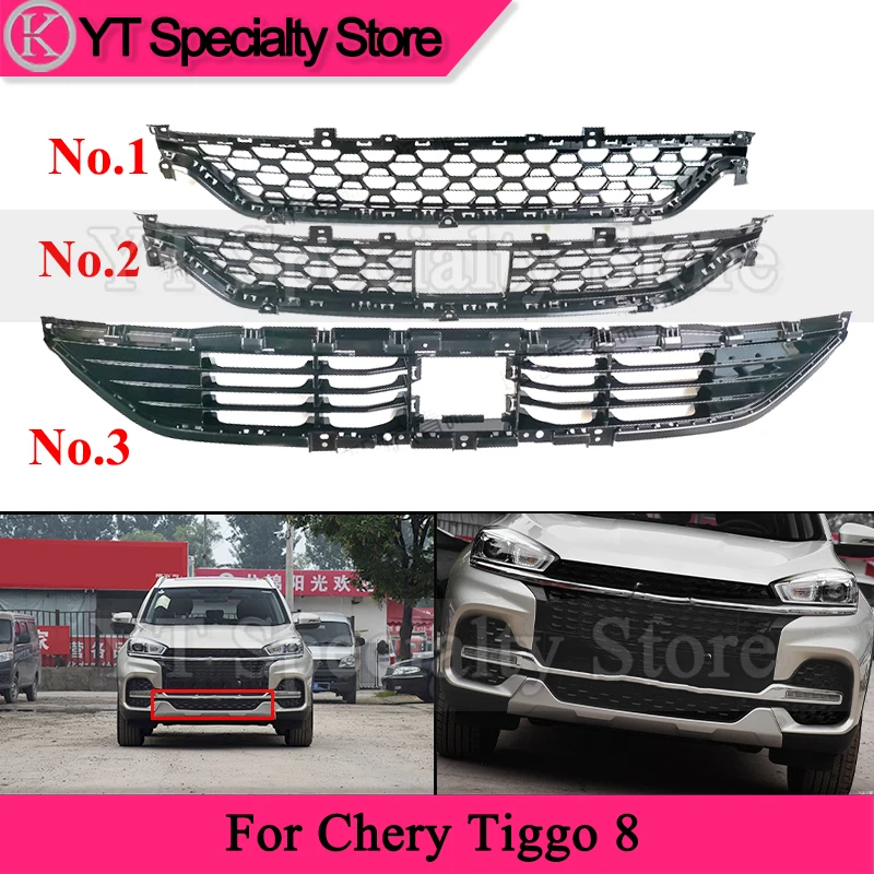 

Kamshing Front Bumper Lower Grille Grill For Chery Tiggo 8 Front Bumper Rcing Grills