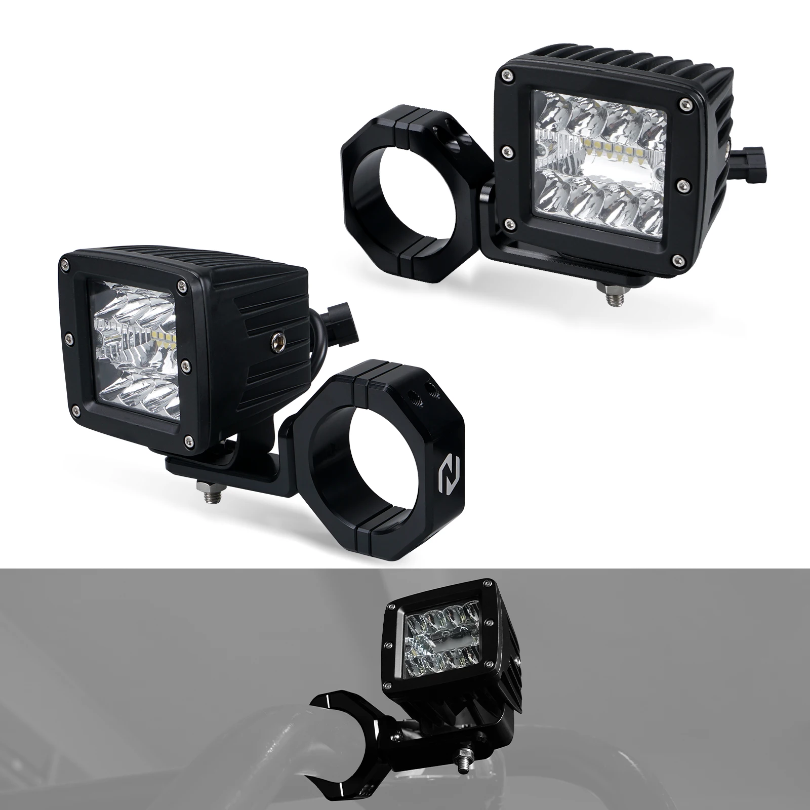 

For Can-Am X3 Work Light Kit 20W Pod Combo Beam Back Up Lights For Can Am Maverick X3 For Polaris RZR XP 1000