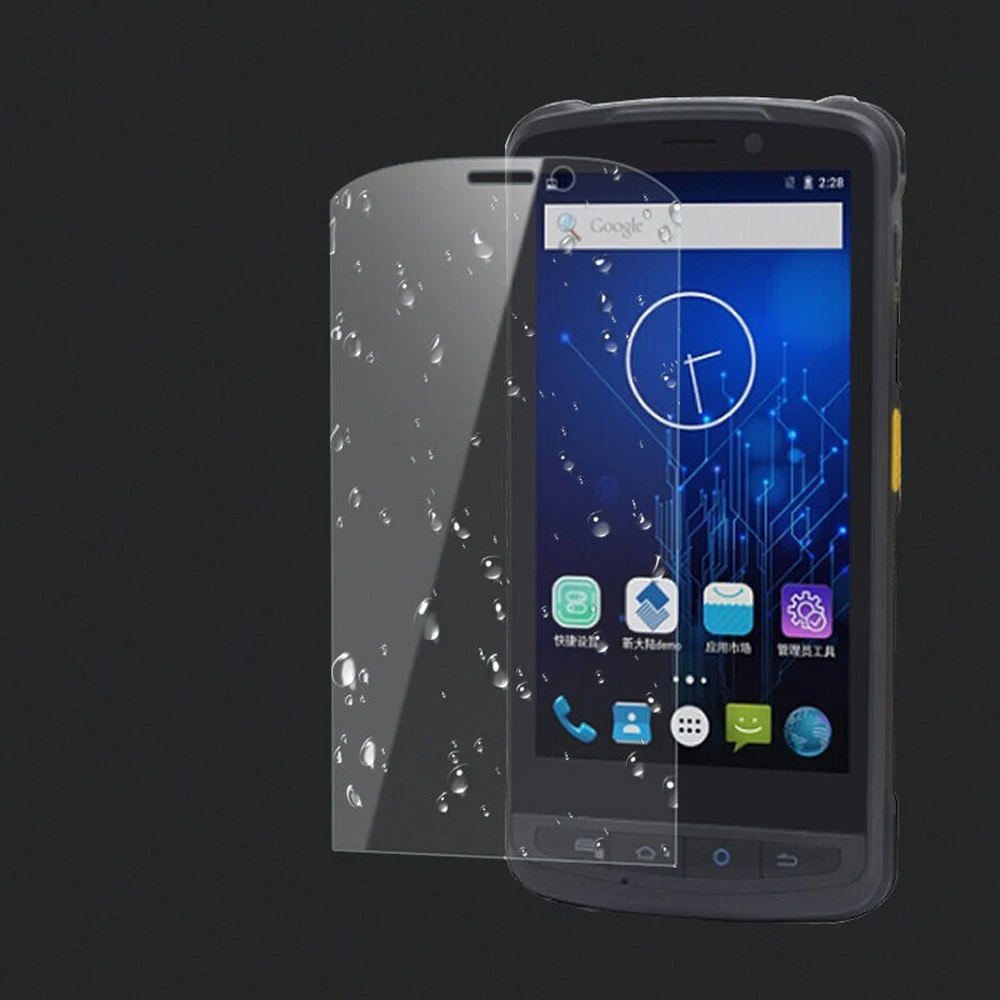 Capa protetora anti-queda para newland mt90 nft10 NLS-MT95L NLS-PDD-D1 filme protetor de tela de vidro temperado