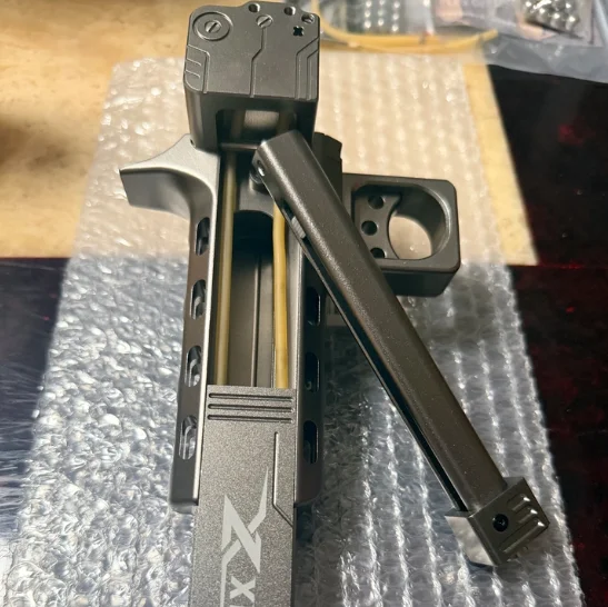 New Rapid Fire Automatic Loading Slingshot Aluminum Alloy Adult High-precision EDC Hunting Tool