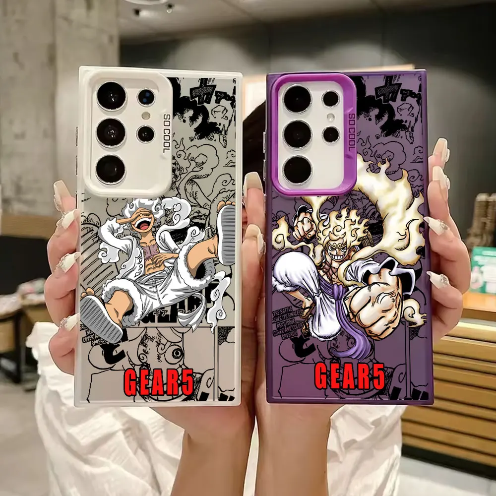 One P-Pieces Anime NIka Case For Samsung S26 S25 S24 Ultra Cases For Galaxy S23 S22 S21 FE S20 Ultra Plus Shockproof Phone Cover