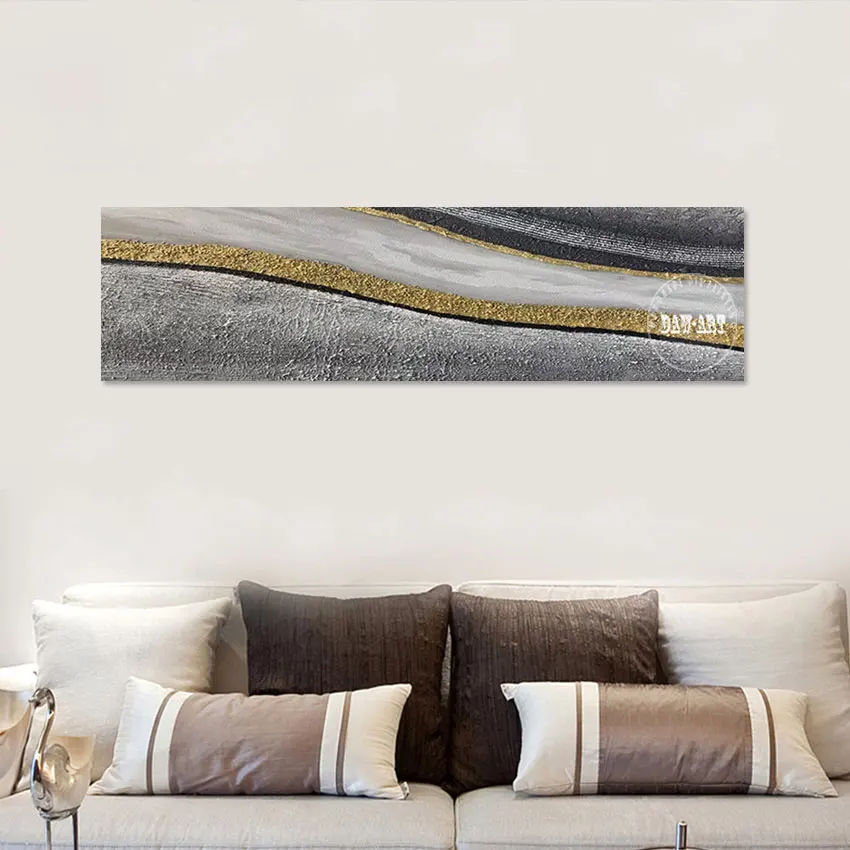 

Новейший дизайн, ручная роспись, акриловые абстрактные картины маслом на холсте, рулон, безрамные настенные картины для украшения ресторана