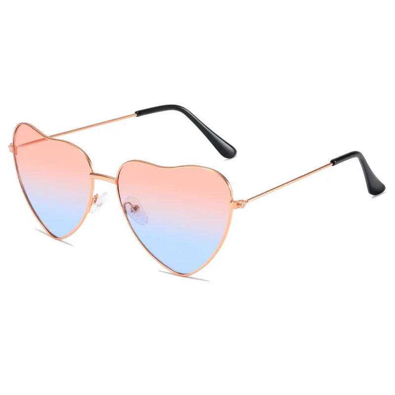 

women's sense, Love high-end glasses, sunglasses, big face 2023, online red and pink color, showing face, small and soft girl