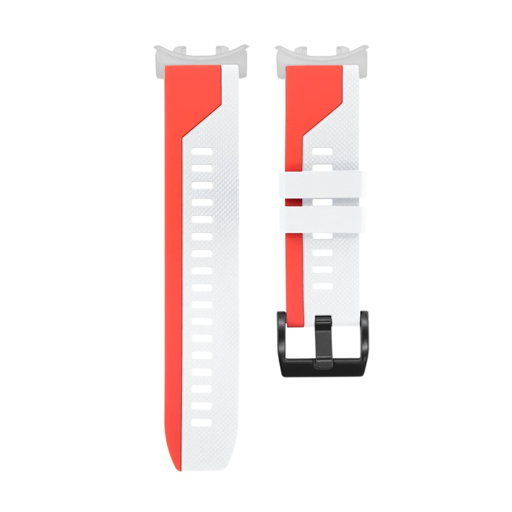 

Silicone Loop Strap For Honor Watch Fit Bracelet Stripe & Diagonal Stripe Quick Release Adjustable Soft Sport Band for Men Women