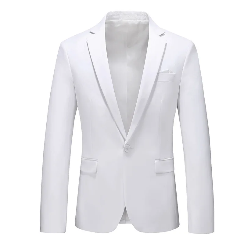 P-74 New Groom Wedding Dress Formal Suit Korean Slim Fit Multicolor Suit Set Multicolor Multisize