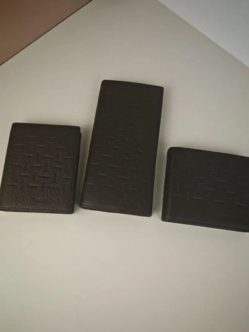 Long Leather Wallet for Men Top Layer Cowhide Busin Sle Youth Faion Pure Color Large cy Clip Card Slot