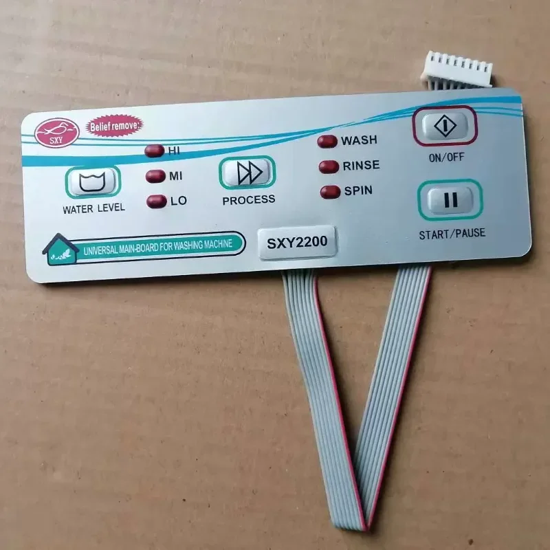 SXY2200 Control Panel Circuit Board Button （English version）Universal accessory For Automatic Washing Machine