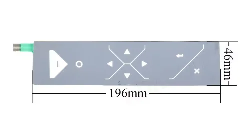 New Compatible Replacement Touch Membrane Keypad for Atlas Copco Air Compressor Control Panel PPBE0611 P1900520011