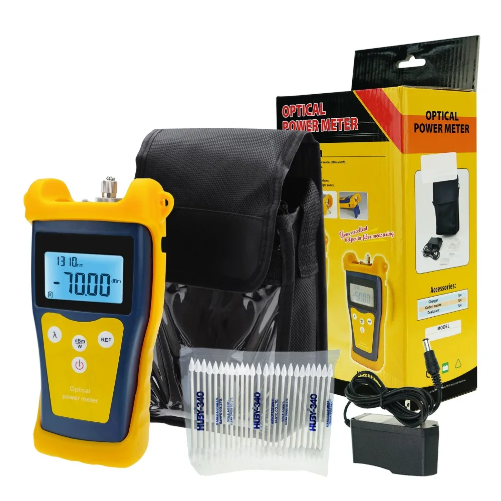 Power Meter Tester 110V Only with Sc and Fc Connector -50~+26 dBm Telecommunications Engineering Maintenance Cabling System