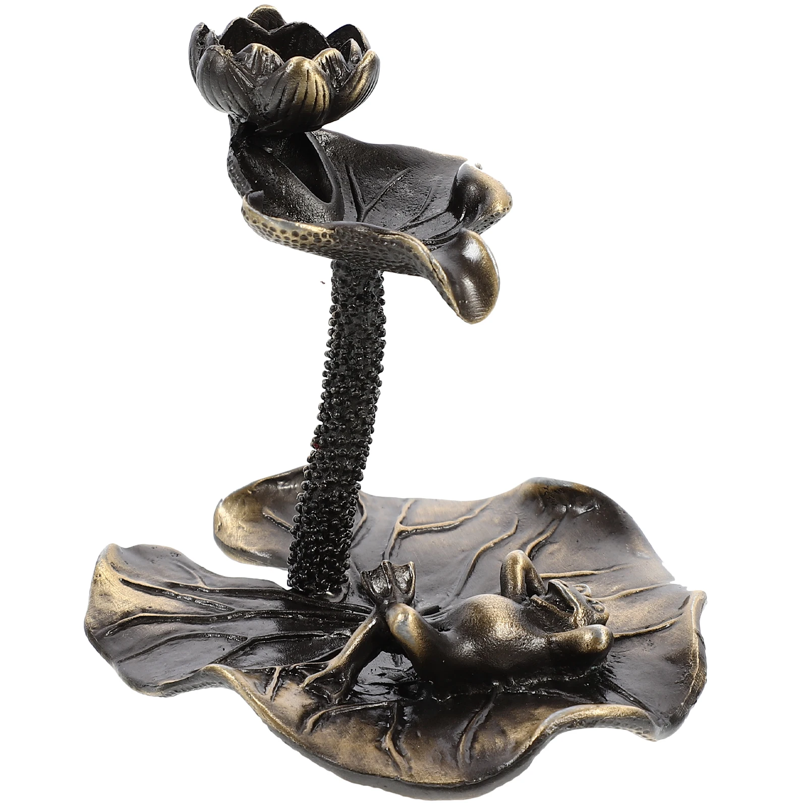 

1Pcs Backflow Incense Burner Alloy Fine Craftsmanship Stress Relief Home Decoration Incense Stick Holder Ornament