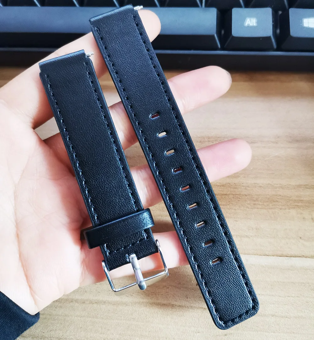 16mm Leather Watch Strap for HUAWEI TalkBand B6 B3 Wristwatch Band Belt Replacement Smartwatch Accessories