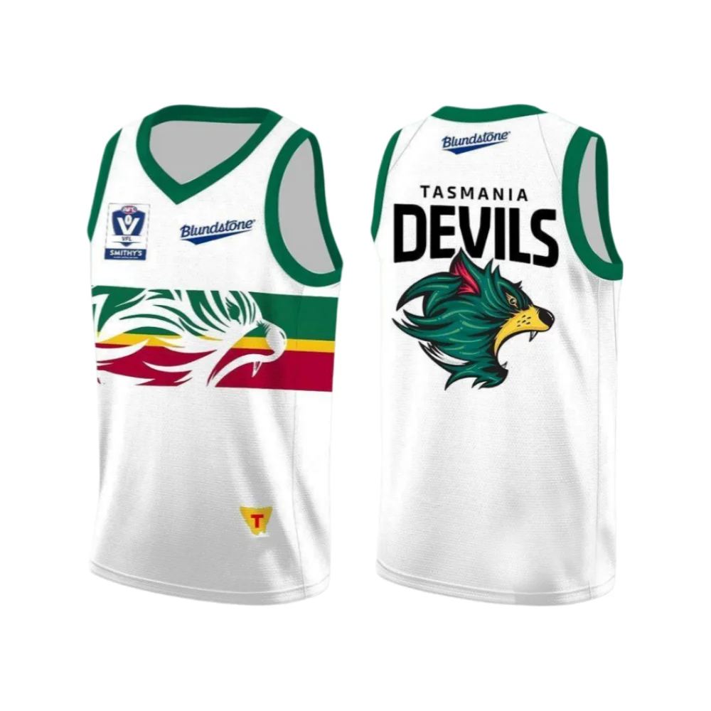 Herren-Tasmania 2026 Neues Fußballtrikot Geschenke für Fans Basketball Fitness Tanktop Sommer Atmungsaktives Schnelltrocknendes Ärmelloses T-Shirt – Detail 3