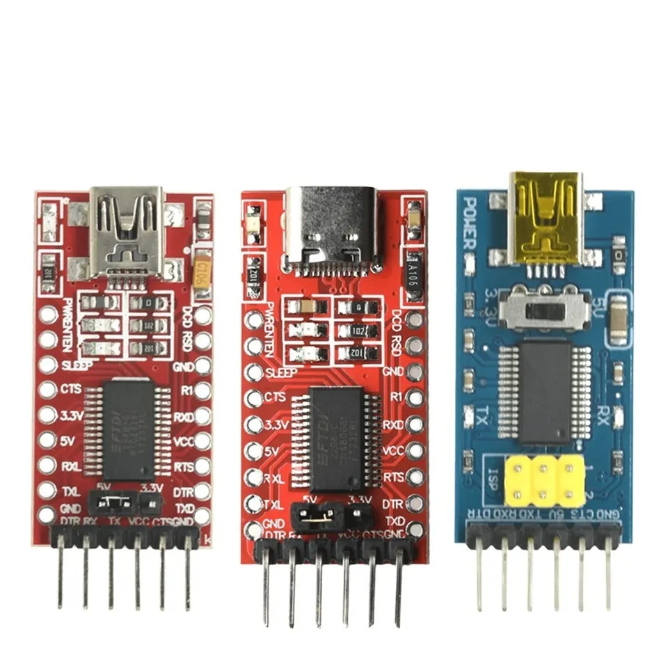 FT232RL FT232 FTDI USB 3.3V 5.5V to TTL Serial Adapter Module for Arduino FT232 Pro Mini Port USB TO TTL 232 Mini / Type-C USB