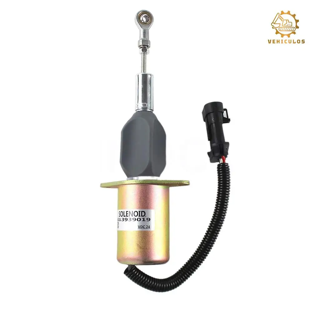 

Соленоид остановки топлива 24 В 3939019 SA-4889-24 SA-5006-24 3964622 для замены тяжелого оборудования экскаватора дизельного двигателя Cummins