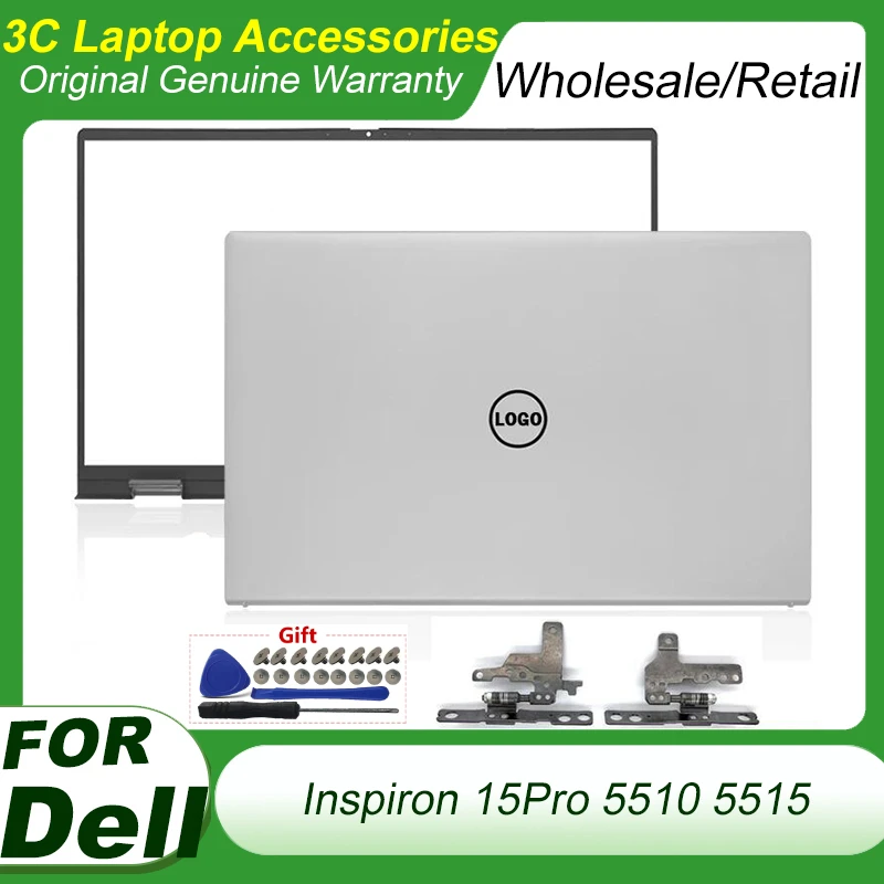 Imagem -01 - Substituição da Tela Lcd para Dell Inspiron 15pro 5510 5515 Laptop Tampa da Moldura Frontal Prata Novo Original 0chfvw substituicao da tela lcd para dell inspiron 15pro 5510 5515 laptop tampa da moldura frontal prata novo original 0chfvw 01