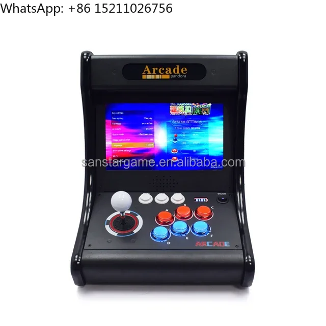 

Пандора OS 6000 23000 Игры 10-дюймовый ЖК-аркадная консоль Бартоп Шкаф Кнопка освещения Ретро Видео Аркадные игры с монетоприемником