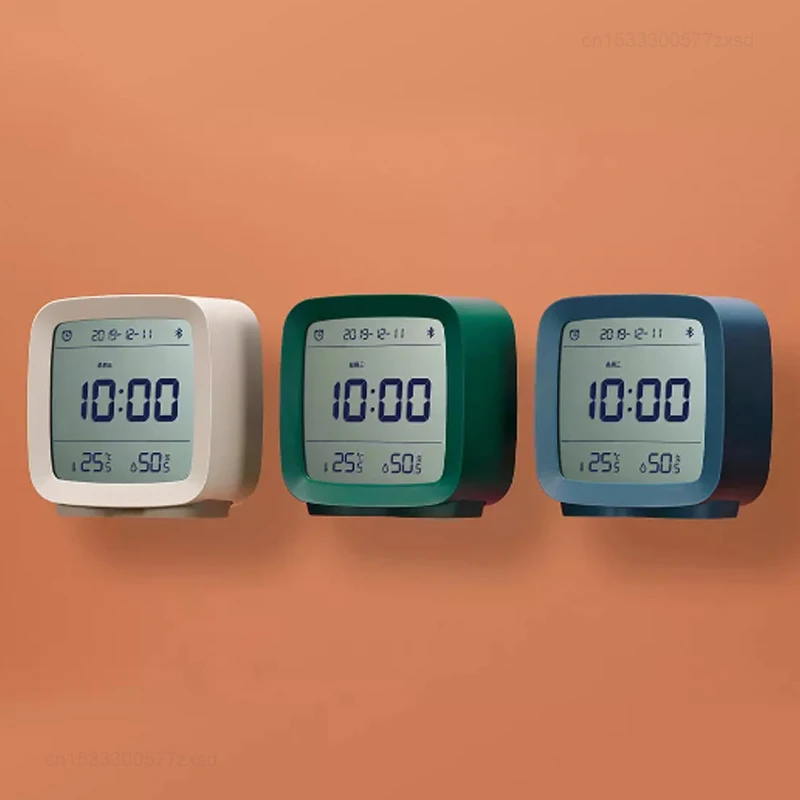 Imagem -06 - Xiaomi-qingping Despertador Bluetooth Retroiluminação Eletrônica Multifuncional Sensor de Temperatura e Umidade Luz Noturna Ajustável