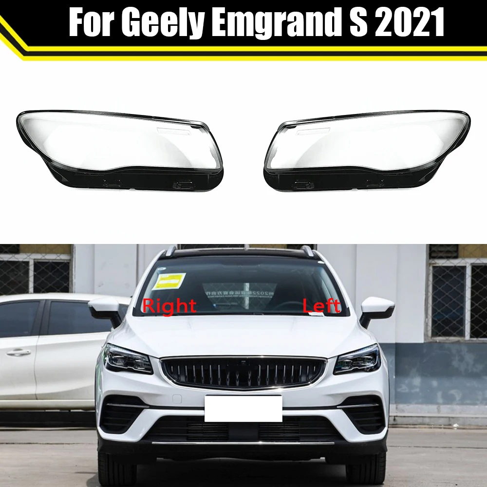 

Auto Head Lamp Light Case For Geely Emgrand S 2021 ​Car Front Headlight Lens Cover Lampshade Glass Lampcover Caps Headlamp Shel