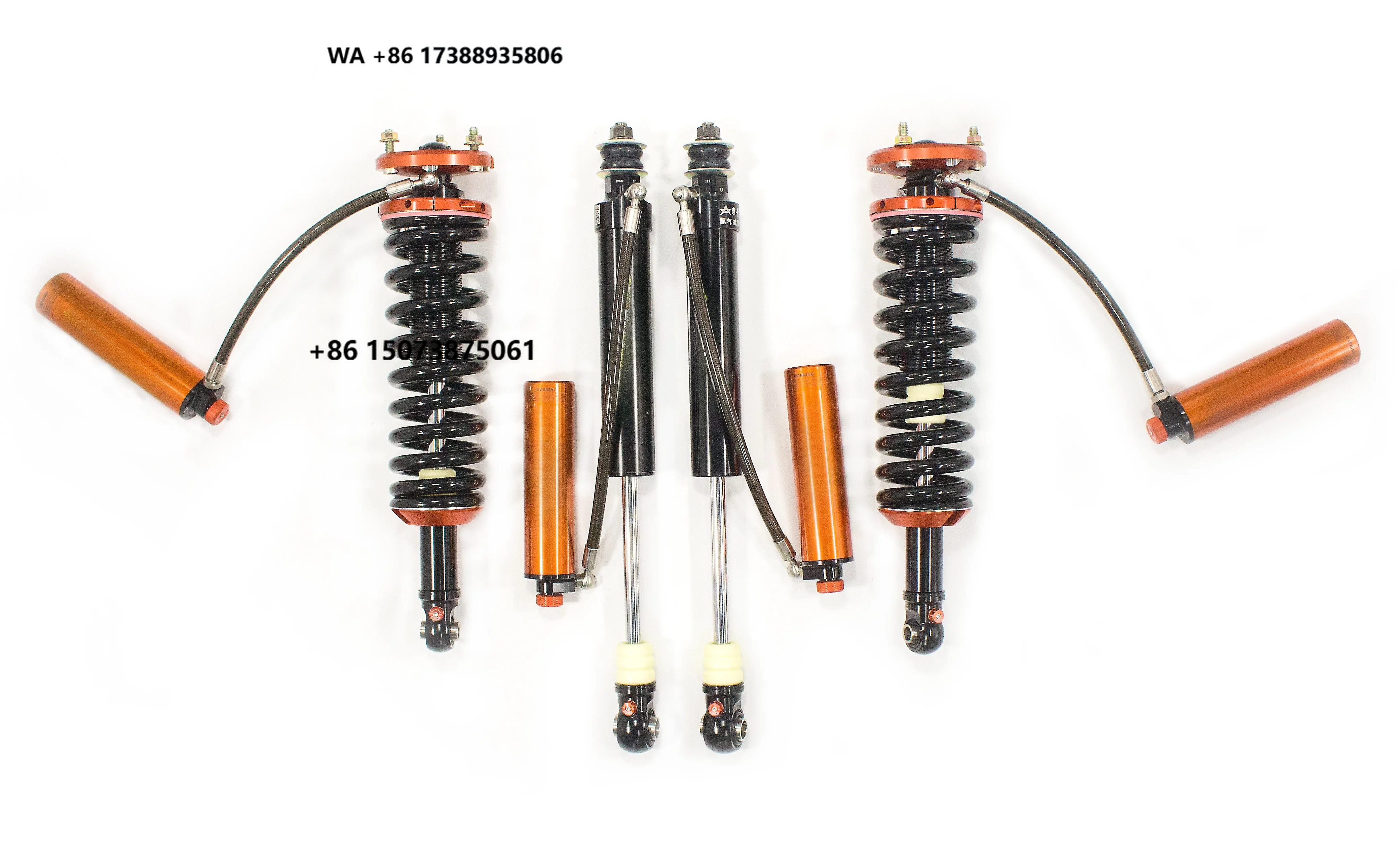 Coilver with Nitrogen Gas Rebound and Compression Adjustable Shock Absorber For-to-yot-a Sequoia