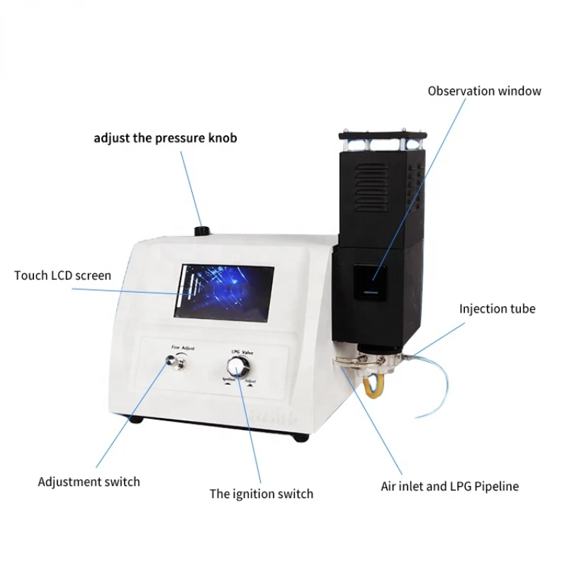 Laboratory Spectrophotometer High-precision Digital Flame Photometer Ultraviolet Visible with 7-inch Capacitive Screen