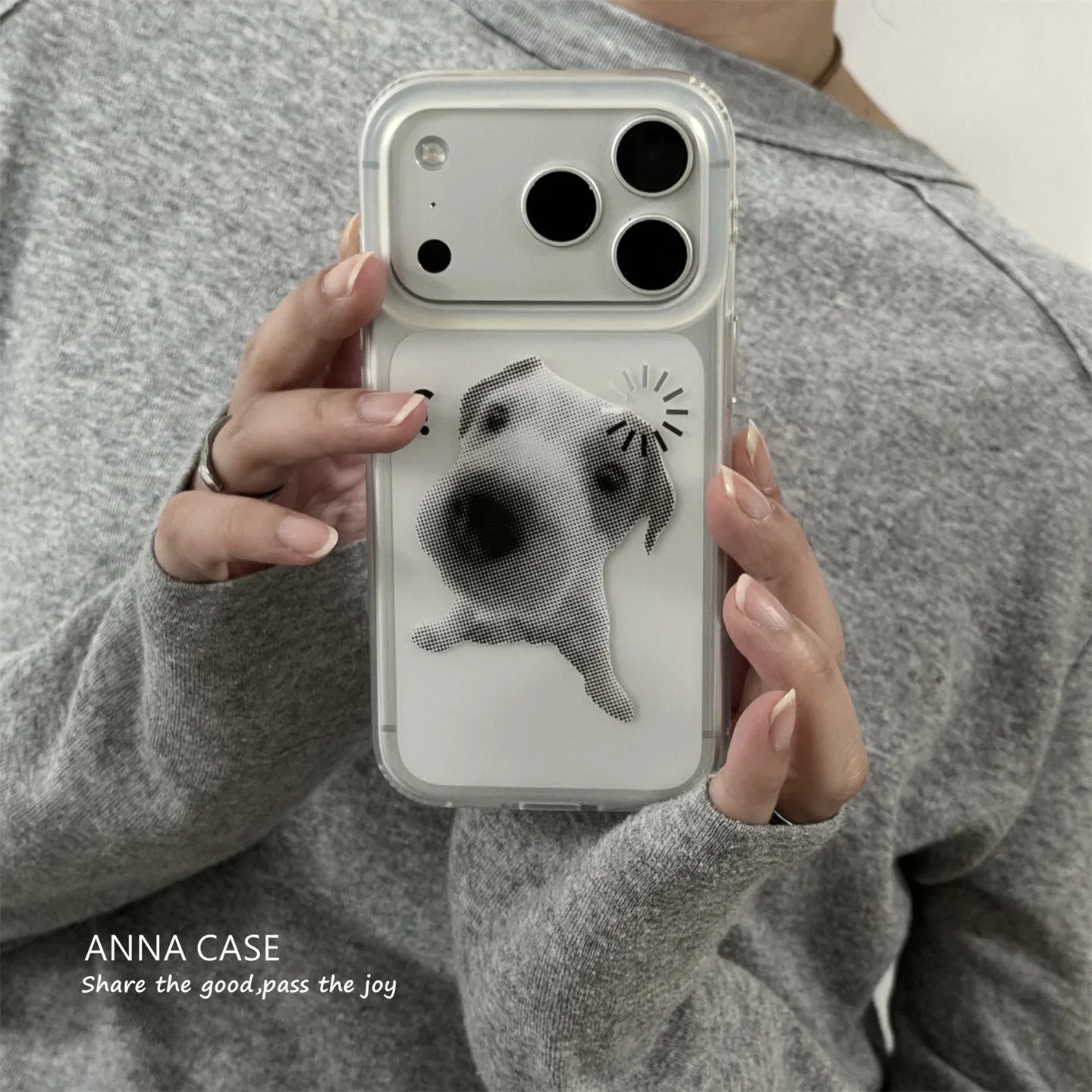 Korean Ins Cute Pixel Cat Puppy Y2K Phone Case For iPhone Ultra 18 17 Air 16 15 14 13 12 11 Pro Max 7 8 Plus XR XS MAX Cover view 6