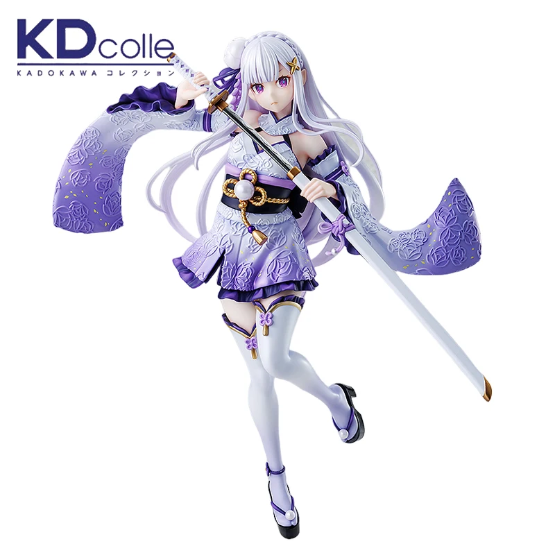 

Original KDcolle Emilia Re: Life a Different World from Zero Combat attire Anime Figures Model Statuette Ornamen Collection Gift