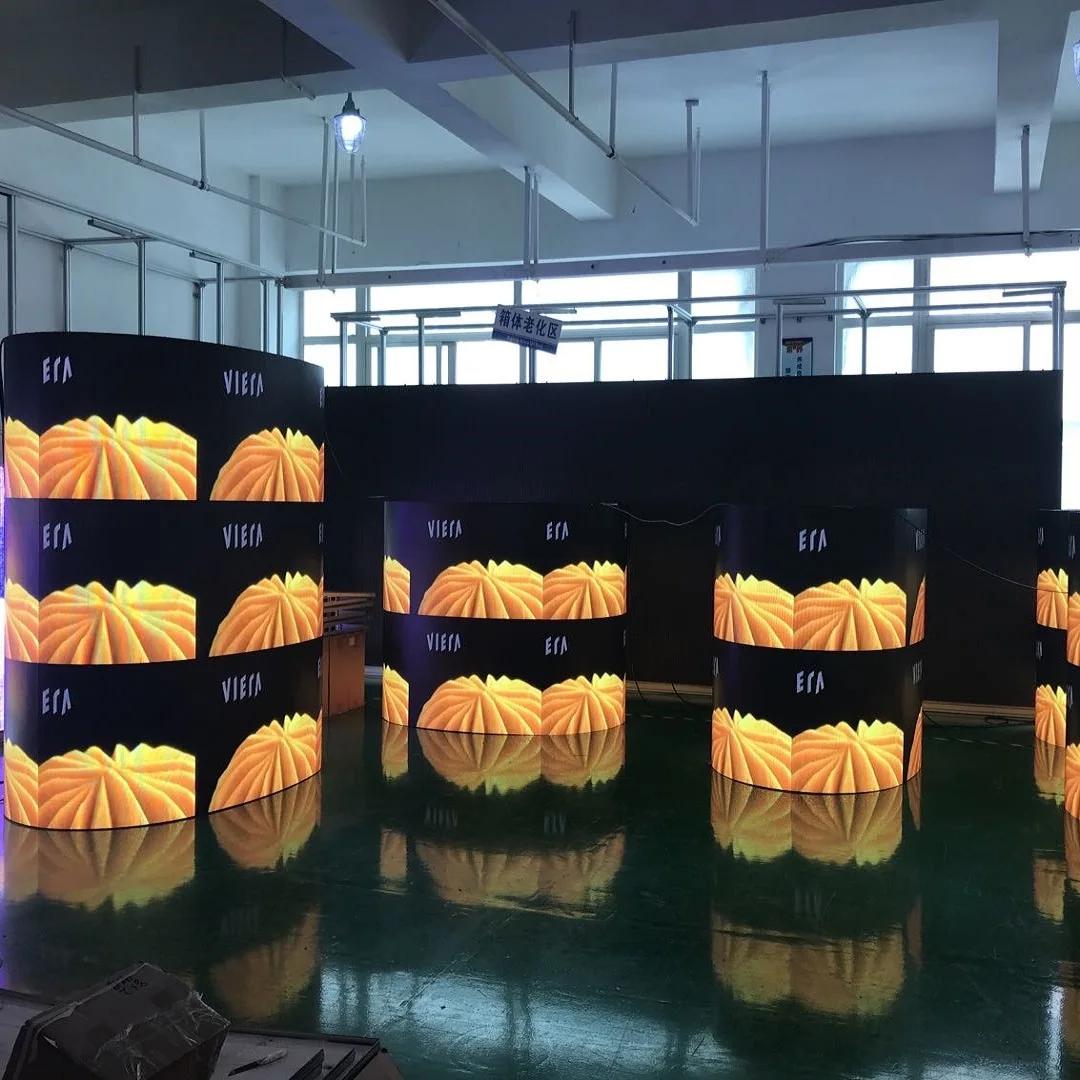 

Best Modular Ultra Thin Flexible LED Screen 100 Square Meter Curved Soft Vertical Display Screen