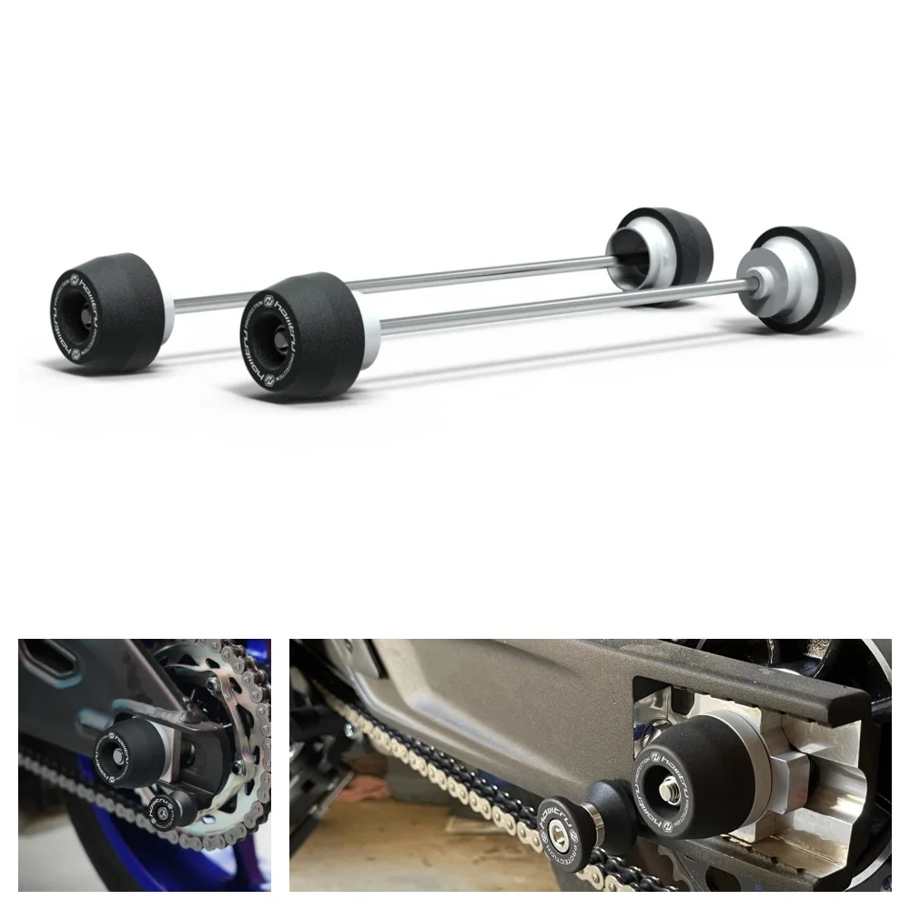 

For Honda CRF300 Rally 2021 2022 2023 CRF300L 2021 2022 2023 Motorcycle Wheel Protector Rear Front Axle Fork Crash Slider