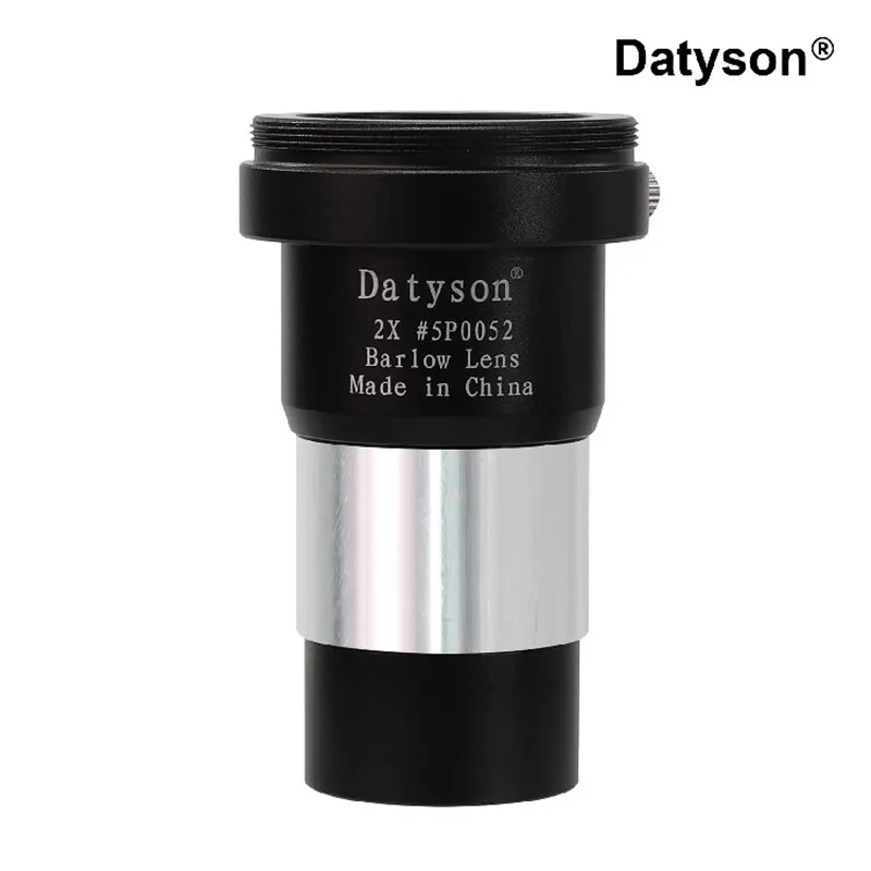 

Линза Барлоу 2X для телескопа Datyson, 1,25 дюйма, резьба M42X0.75, профессиональная линза высокой четкости для телескопа, увеличительная линза, аксессуары для астрономических телескопов